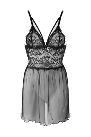 Eros Fringed Lace Babydoll