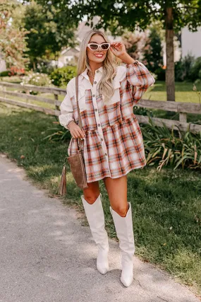 Fall Harvest Dreaming Plaid Mini Dress