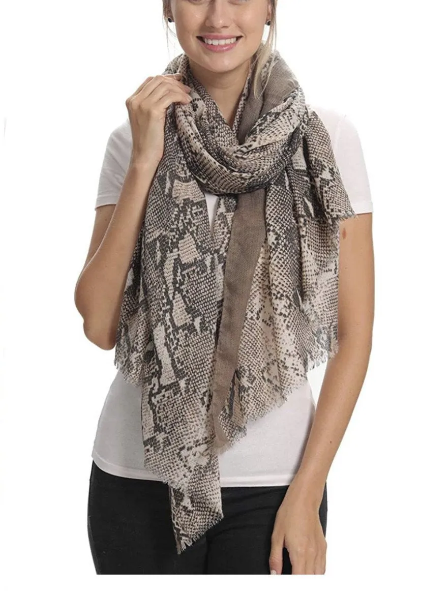 Fashion Printed Long Scarf, Classic Patterns, Cozy Soft