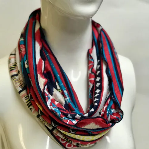 Fire Tribal Eternity Scarf