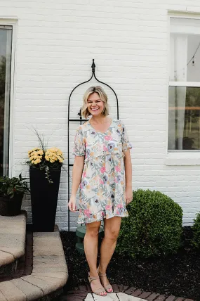 Floral Ruffle Babydoll Dress