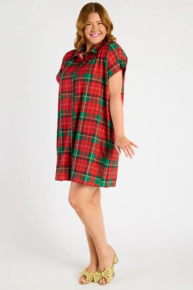 Frances Tartan Christmas Dress