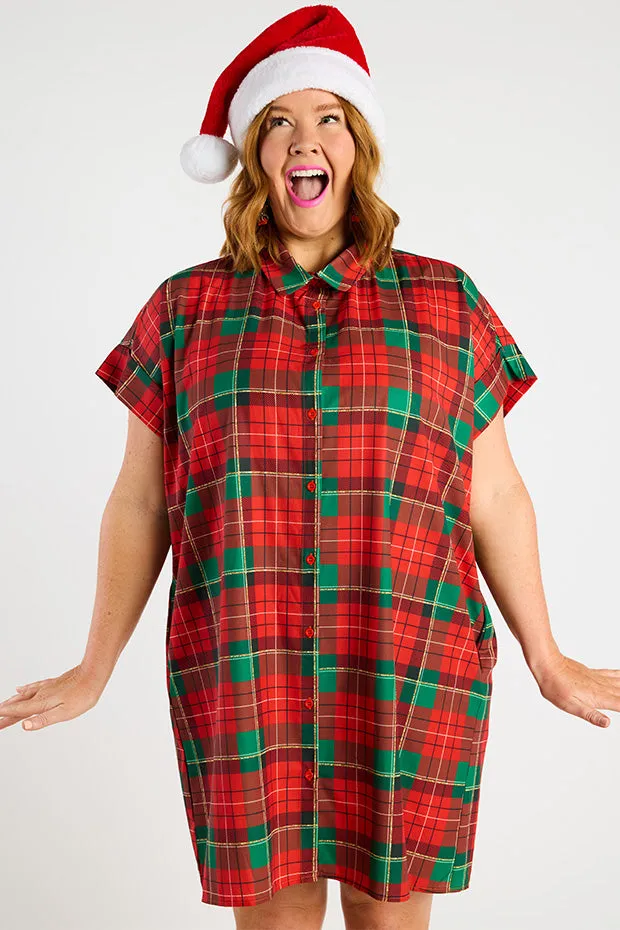 Frances Tartan Christmas Dress