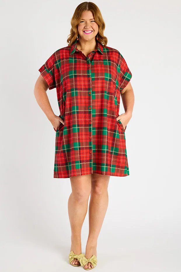 Frances Tartan Christmas Dress