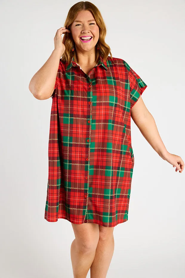 Frances Tartan Christmas Dress