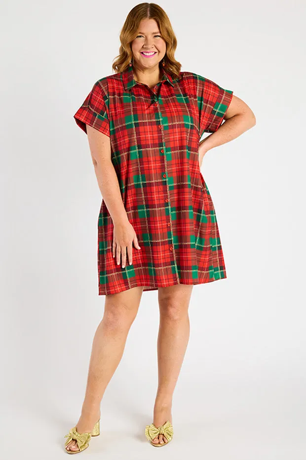 Frances Tartan Christmas Dress