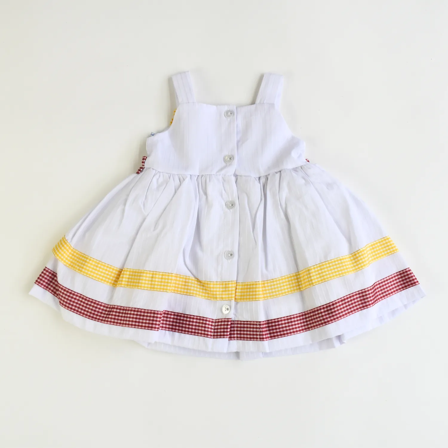 Frilly Rainbow Girls Cotton Dress