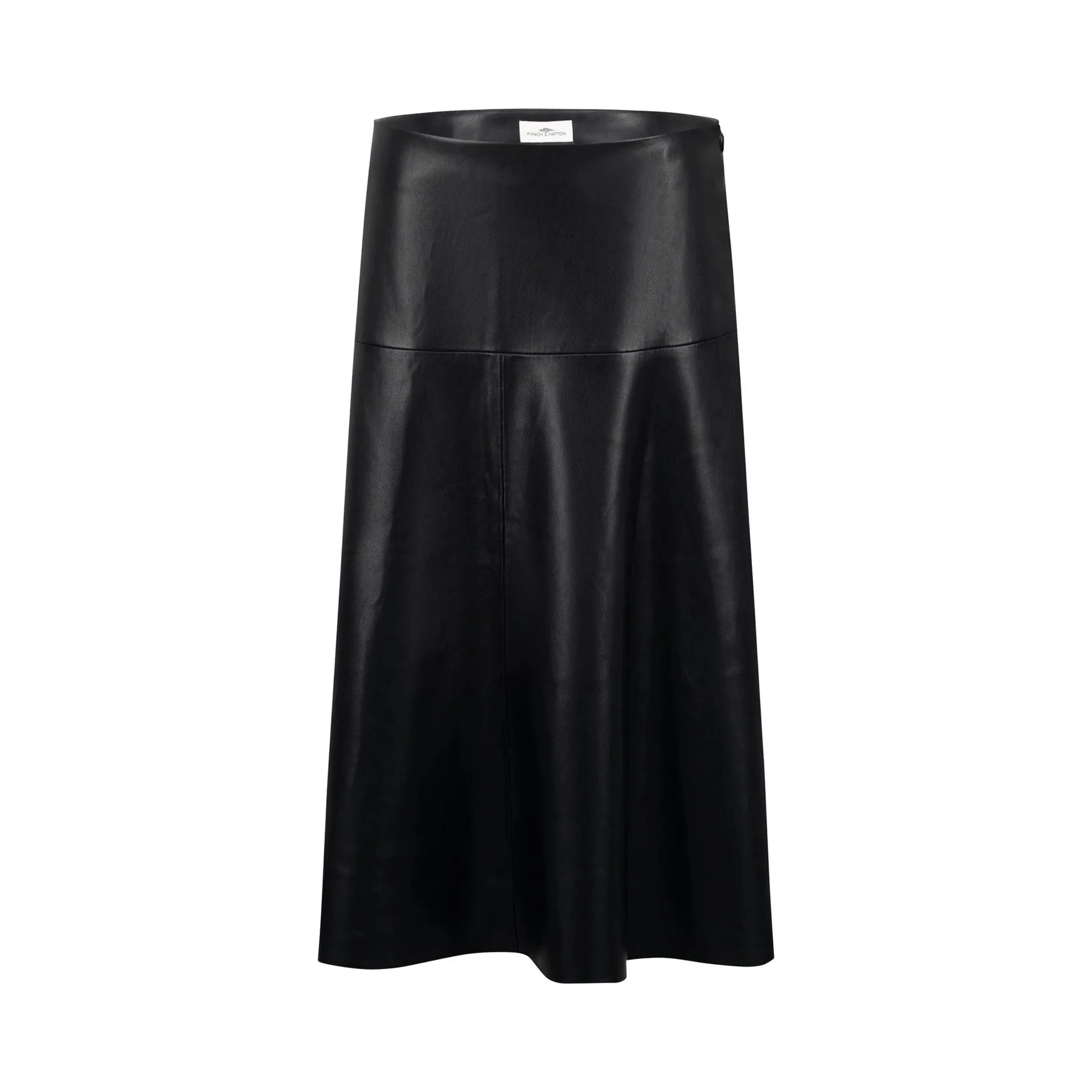 Fynch-Hatton Faux Leather Skirt in Black 24093620