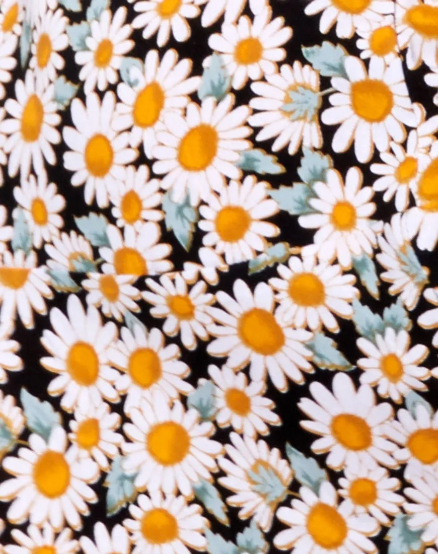 Gaelle Skater Skirt in Delightful Daisy