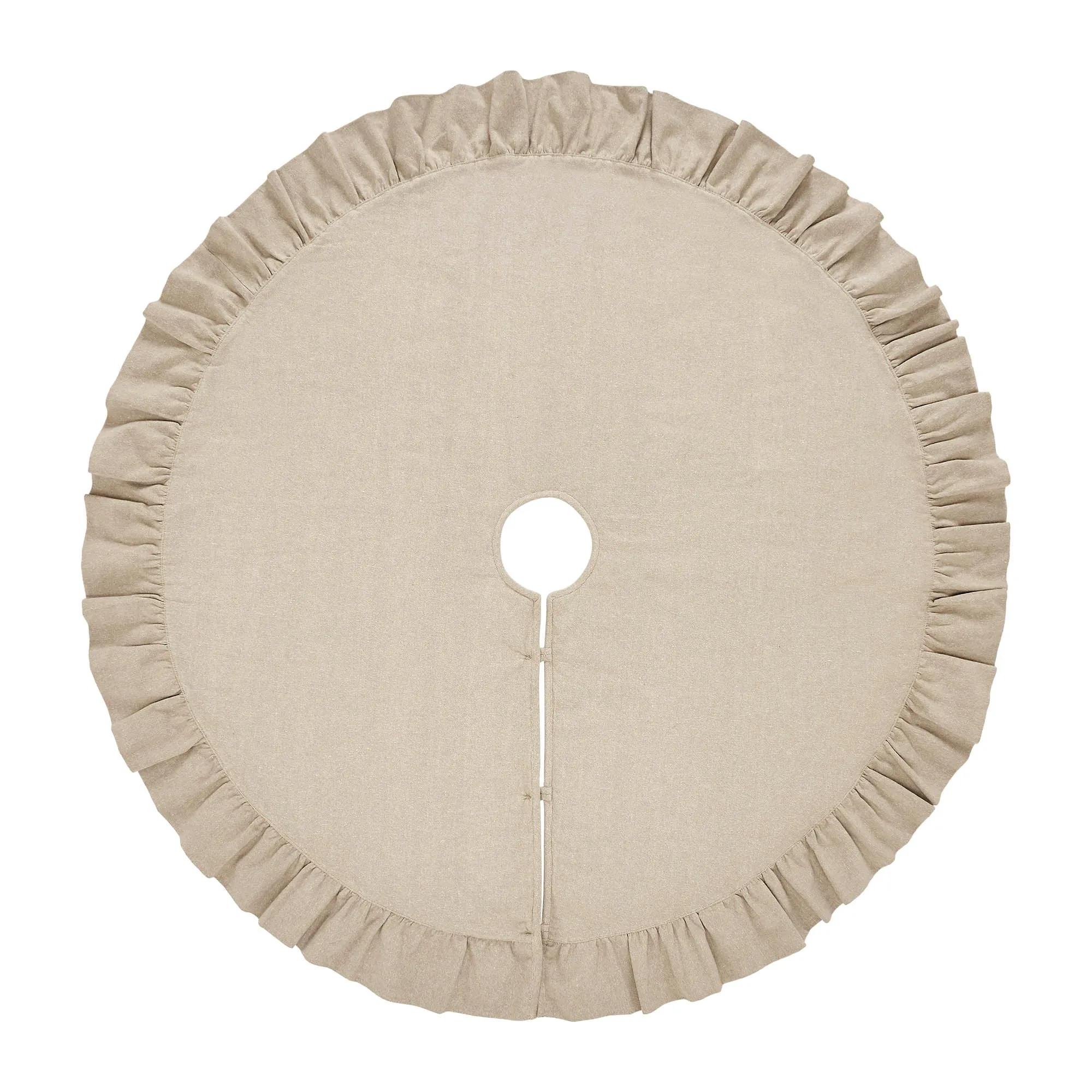 Grace Grain Sack Stripe Tree Skirt 48