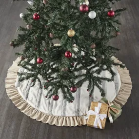 Grace Grain Sack Stripe Tree Skirt 48