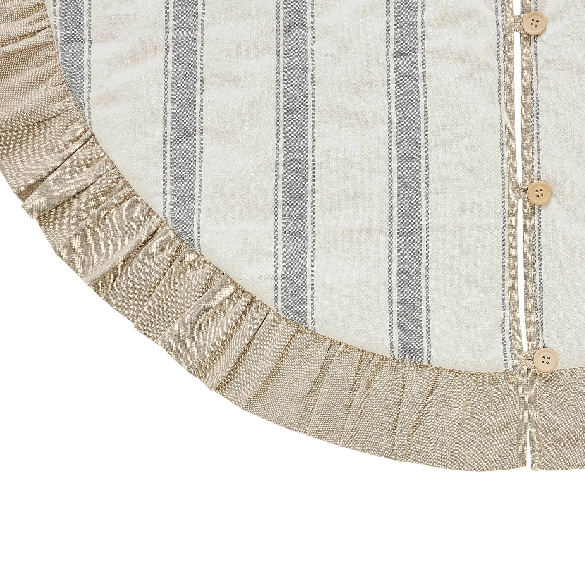 Grace Grain Sack Stripe Tree Skirt 48