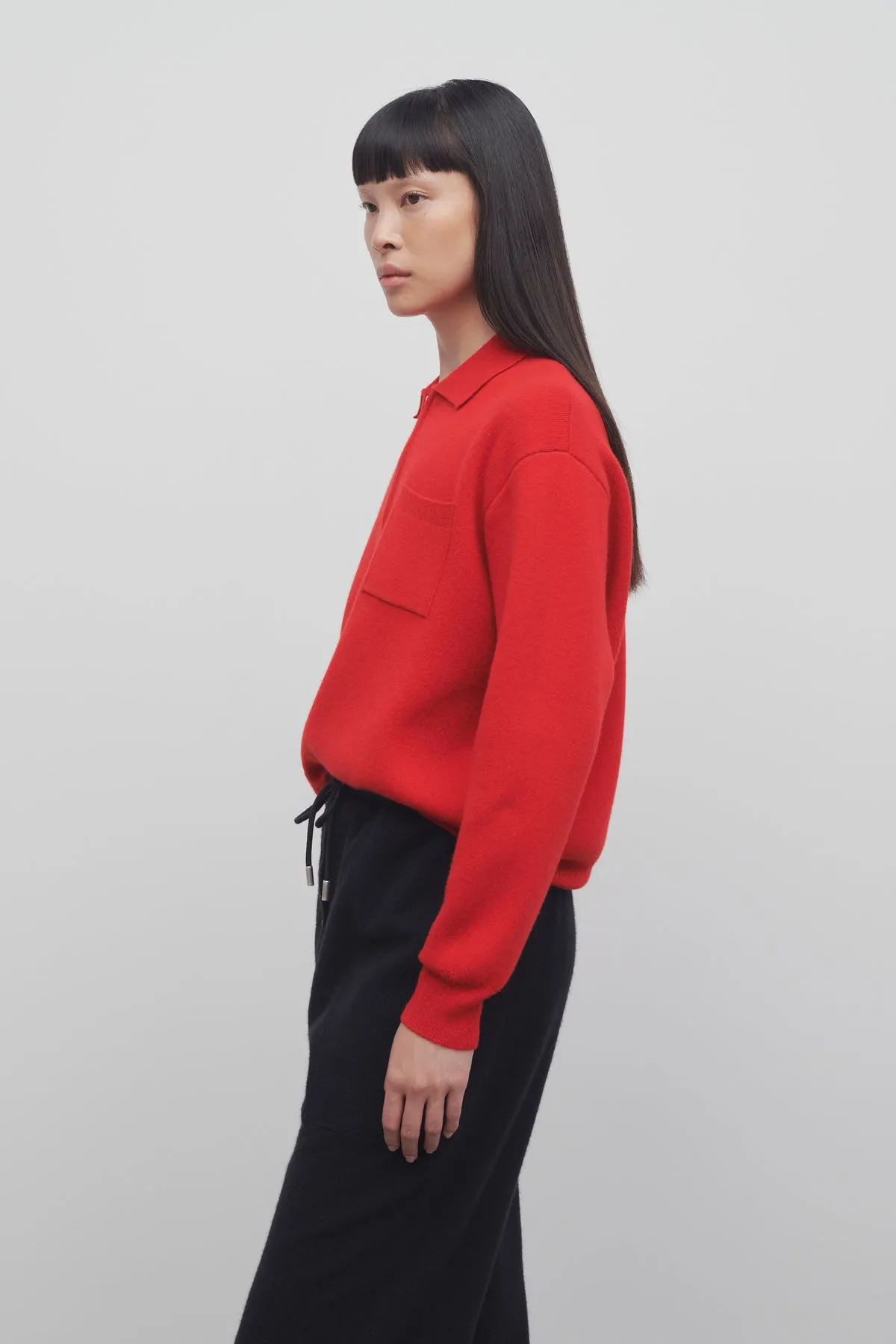 Halvar Polo Sweater In Cashmere