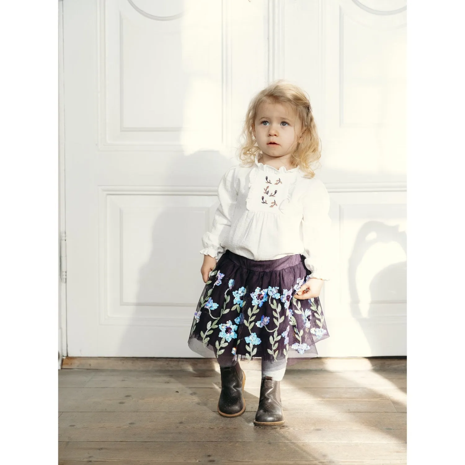 Hust & Claire Dark Plum Ninna Skirt