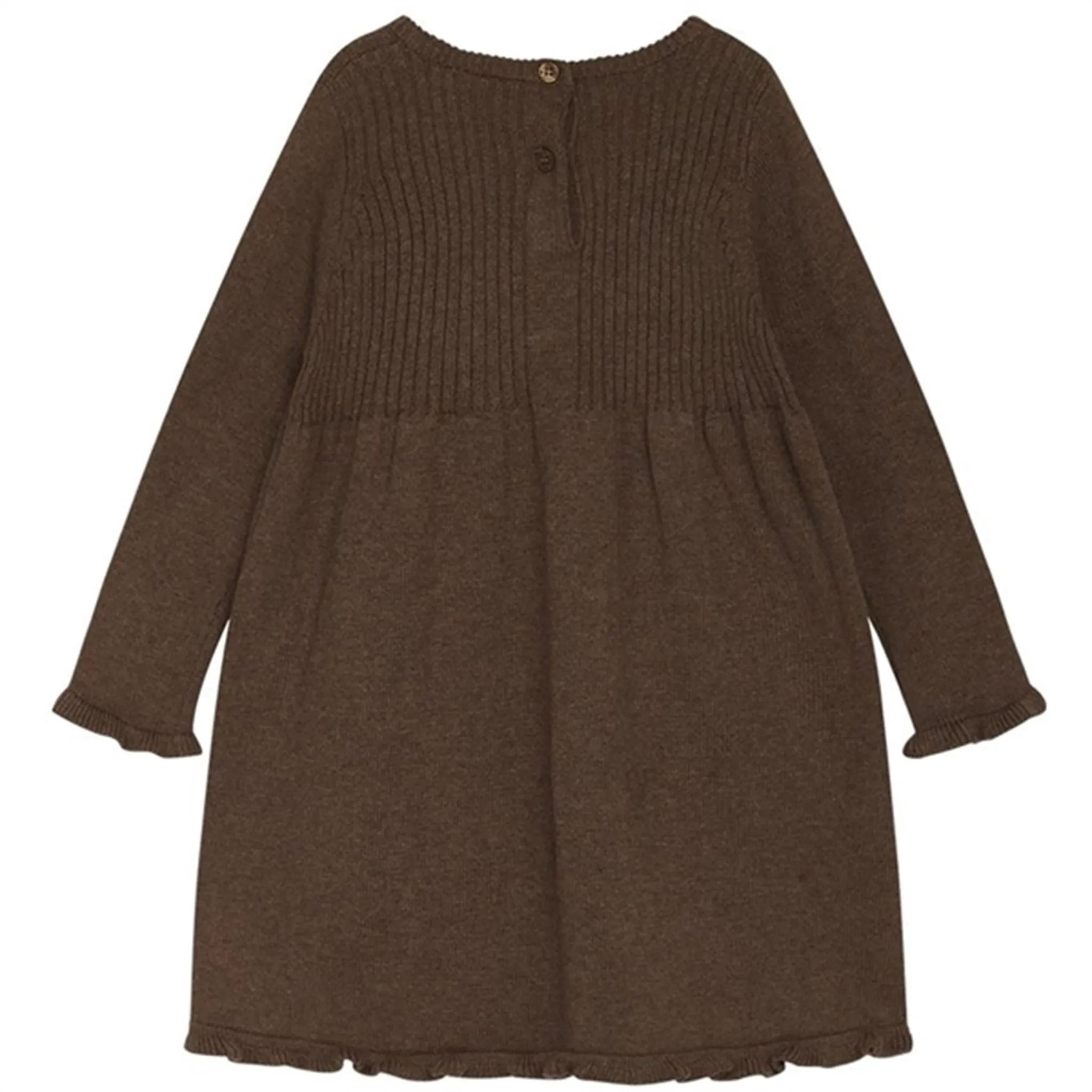 Hust & Claire Mini Toffee Melange Daisi Dress