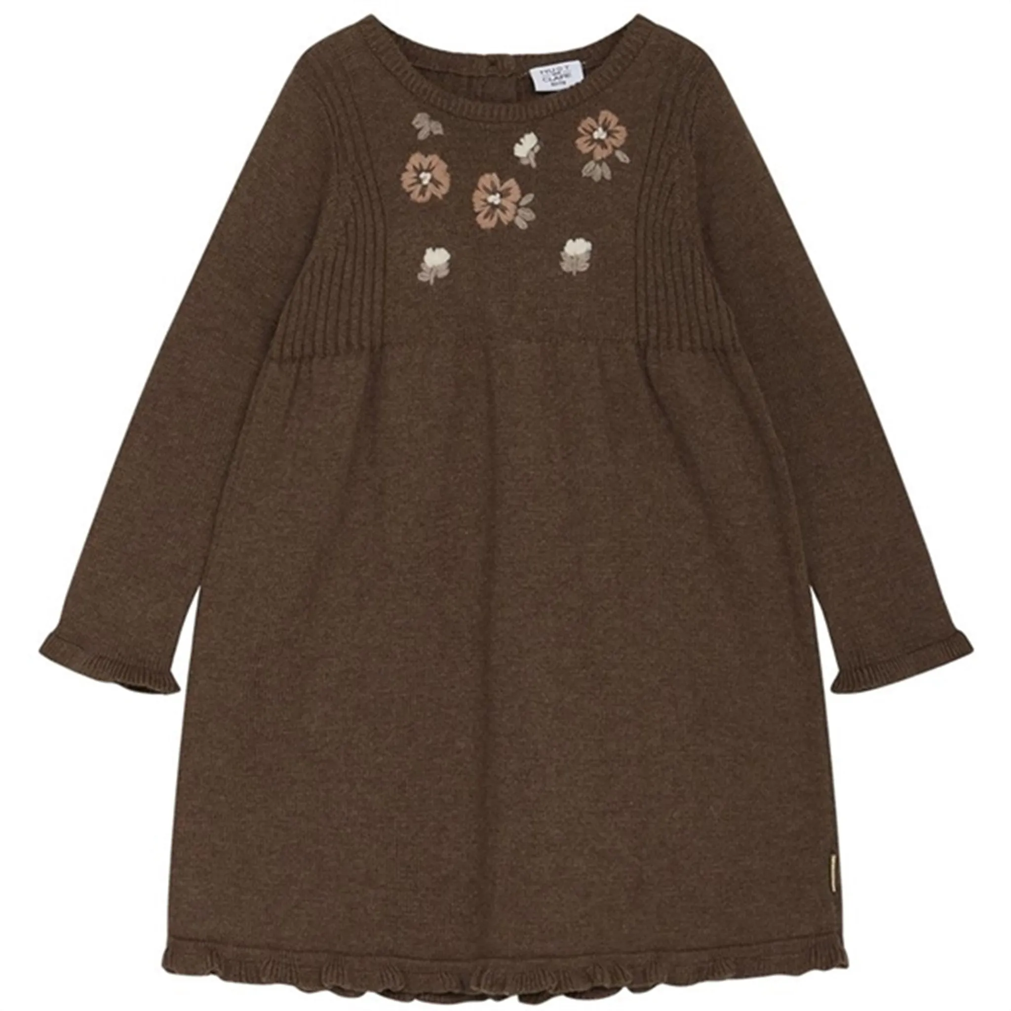 Hust & Claire Mini Toffee Melange Daisi Dress