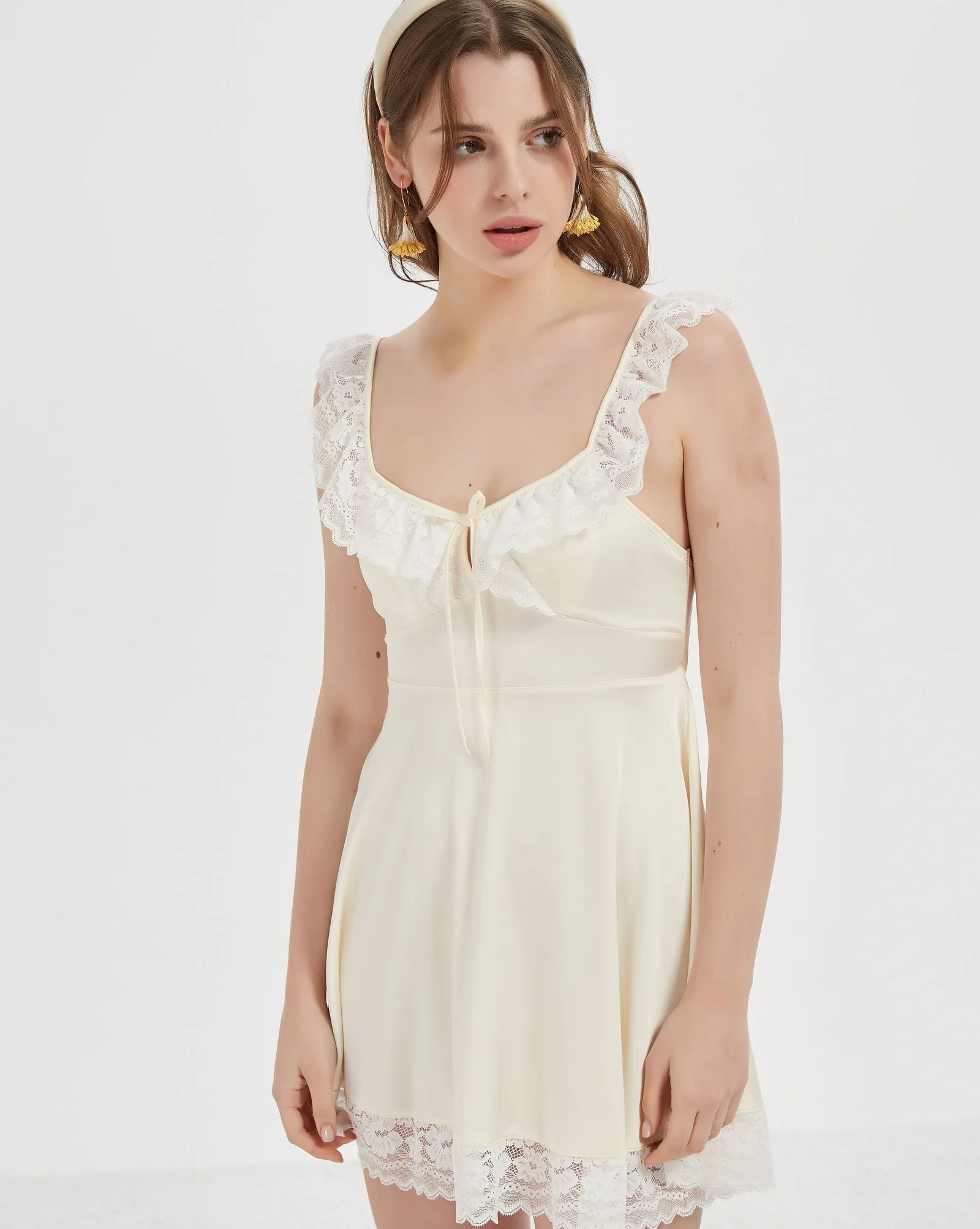 Ivory Lace Dream Nightdress