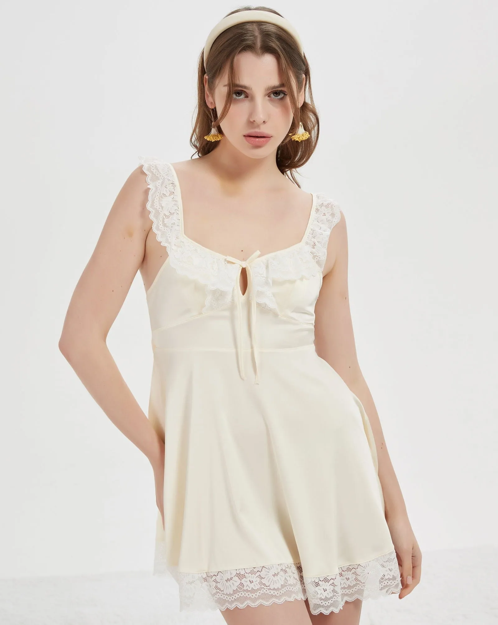 Ivory Lace Dream Nightdress