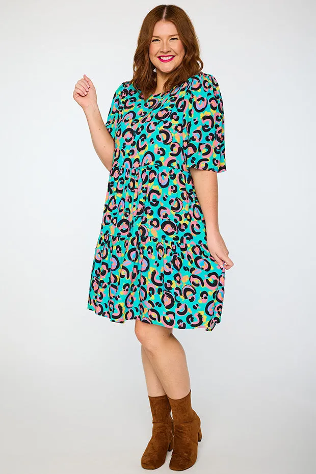 Izzie Little Party Leopard Dress