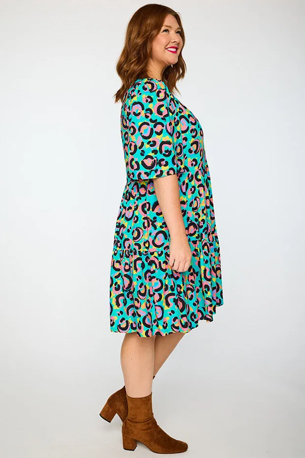 Izzie Little Party Leopard Dress