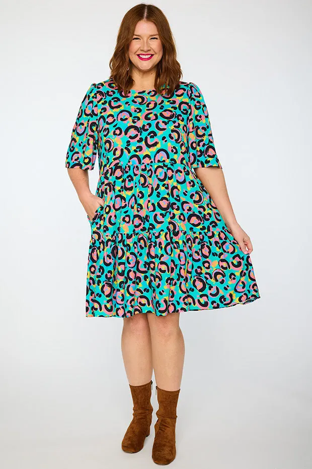 Izzie Little Party Leopard Dress