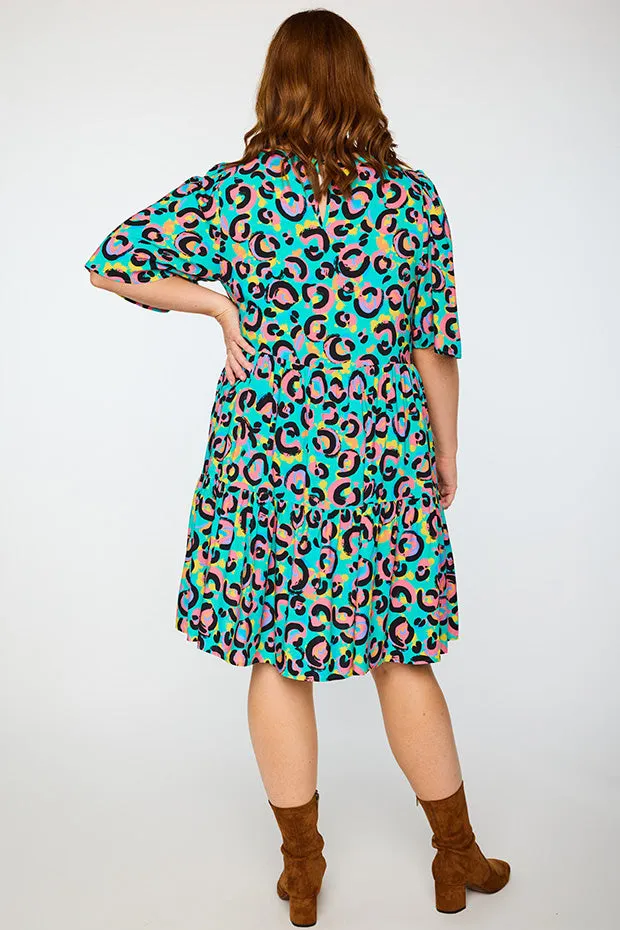 Izzie Little Party Leopard Dress