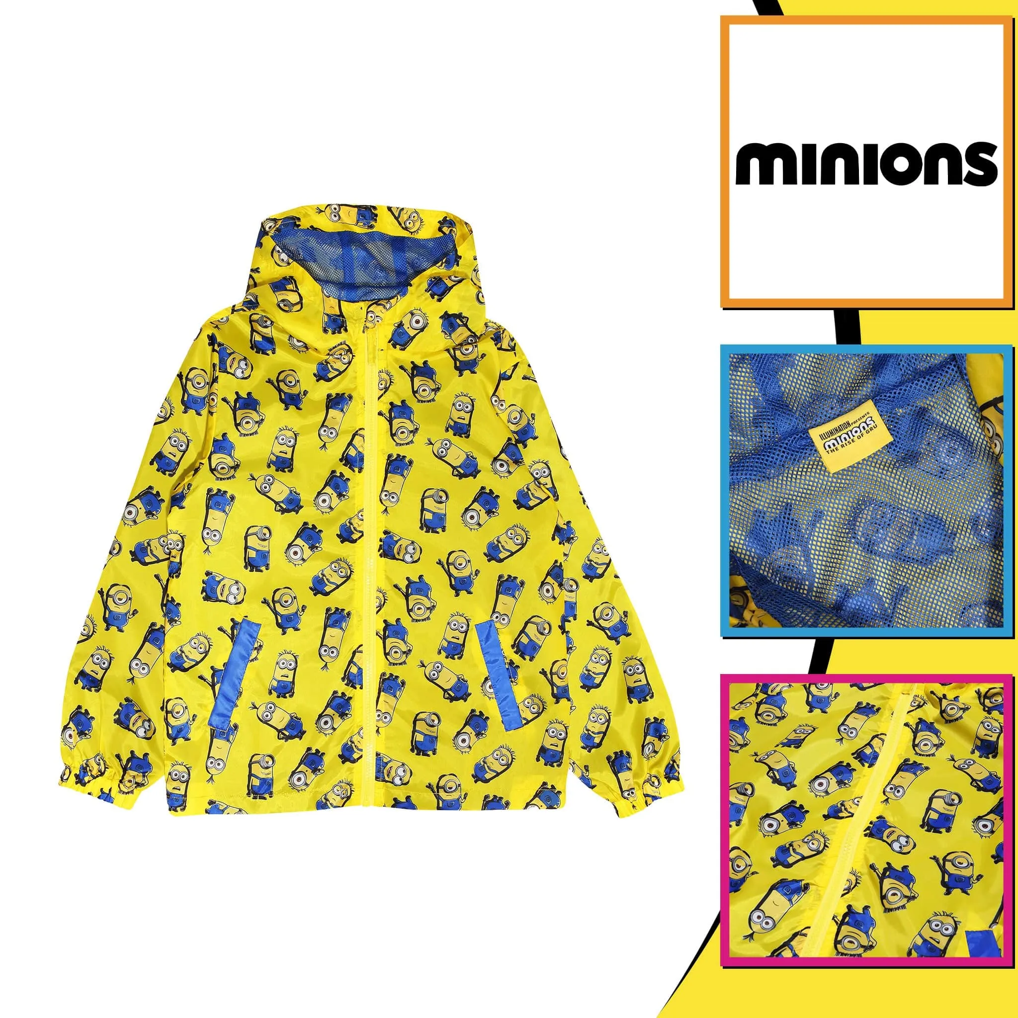 Kids Minions Rain Mac