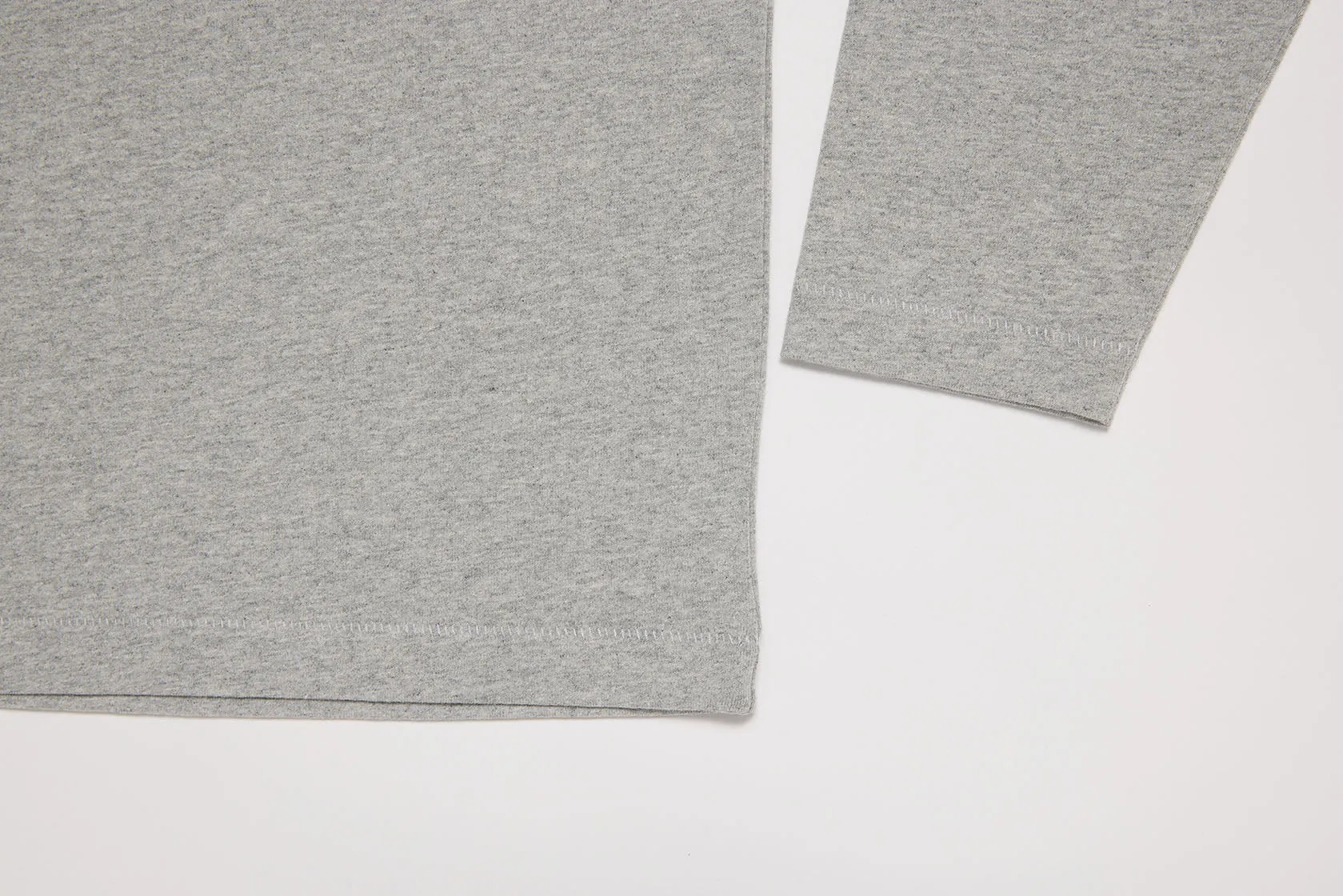 Kio's Ding Repair Original Mock Neck Long Sleeve Tee (Heather Gray)