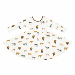 Kyte Baby Long Sleeve Twirl Dress | Moo