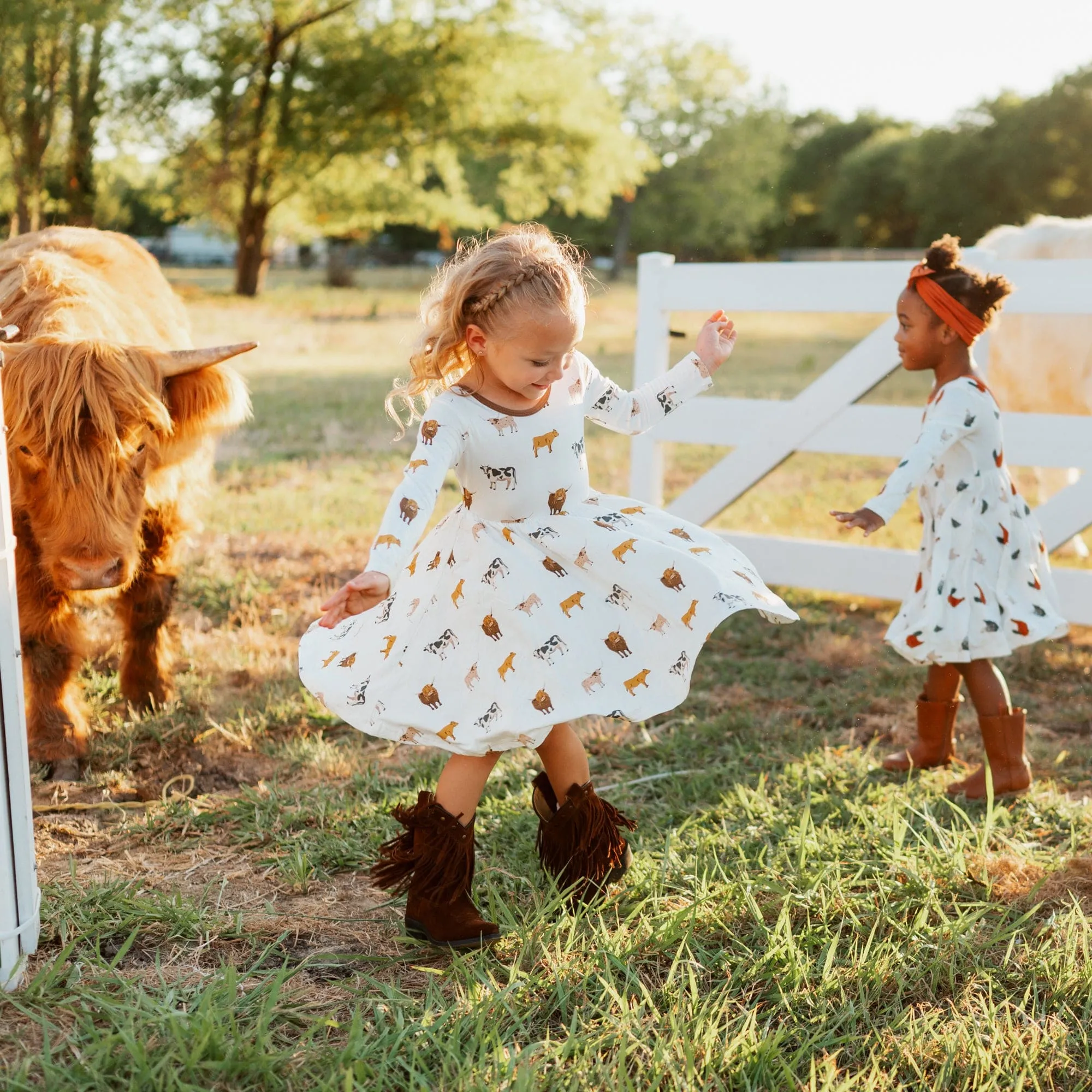 Kyte Baby Long Sleeve Twirl Dress | Moo