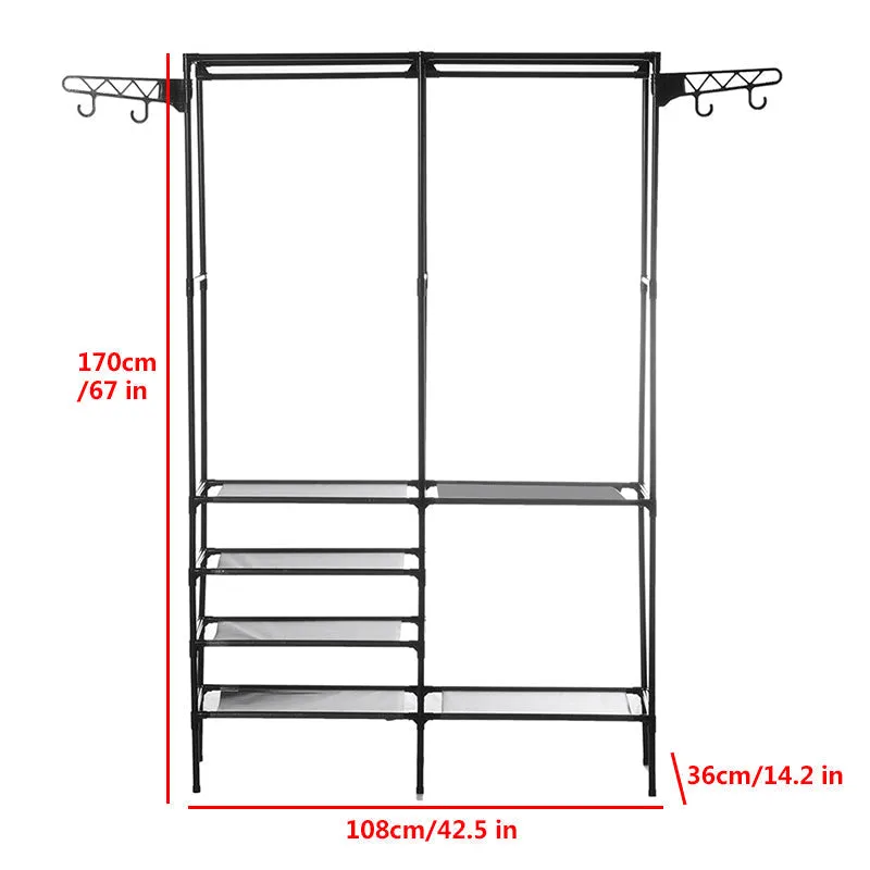 Large Capacity Clothes Hanger Coat Wardrobe