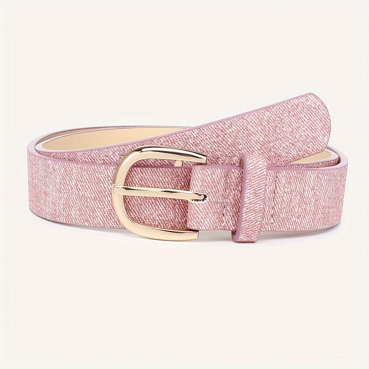 Leopard Print Buckle PU Belt  Trendy Womens Waistband