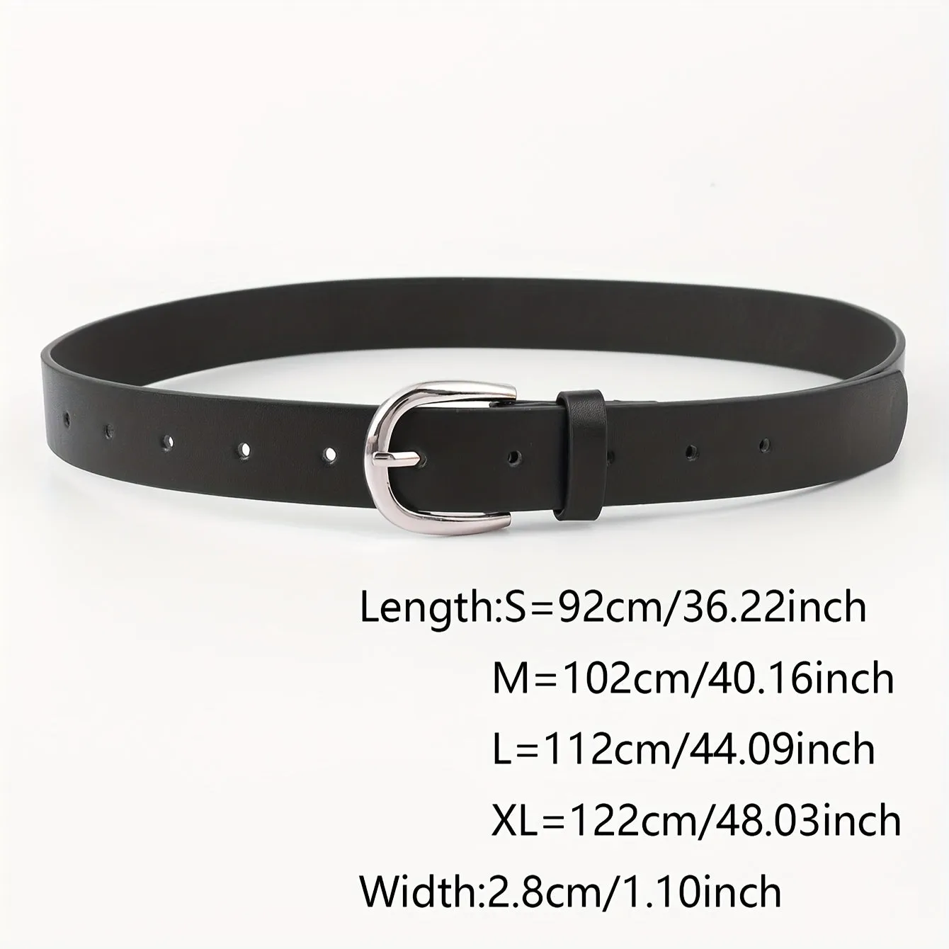 Leopard Print Buckle PU Belt  Trendy Womens Waistband