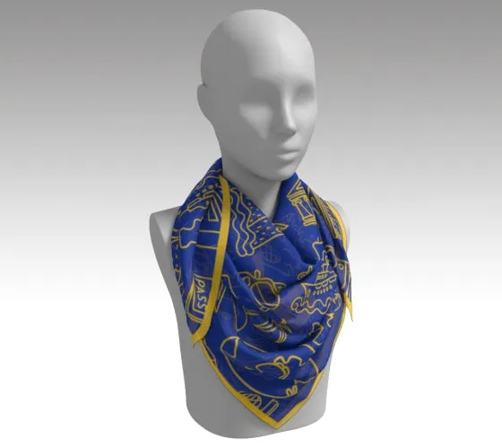 Lisbon - Silk Scarf