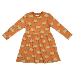 Malinami Boars Long Sleeved Dress