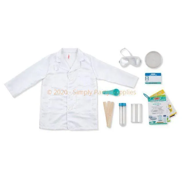 Melissa and Doug Scientist Role Play Costume 3-6yrs