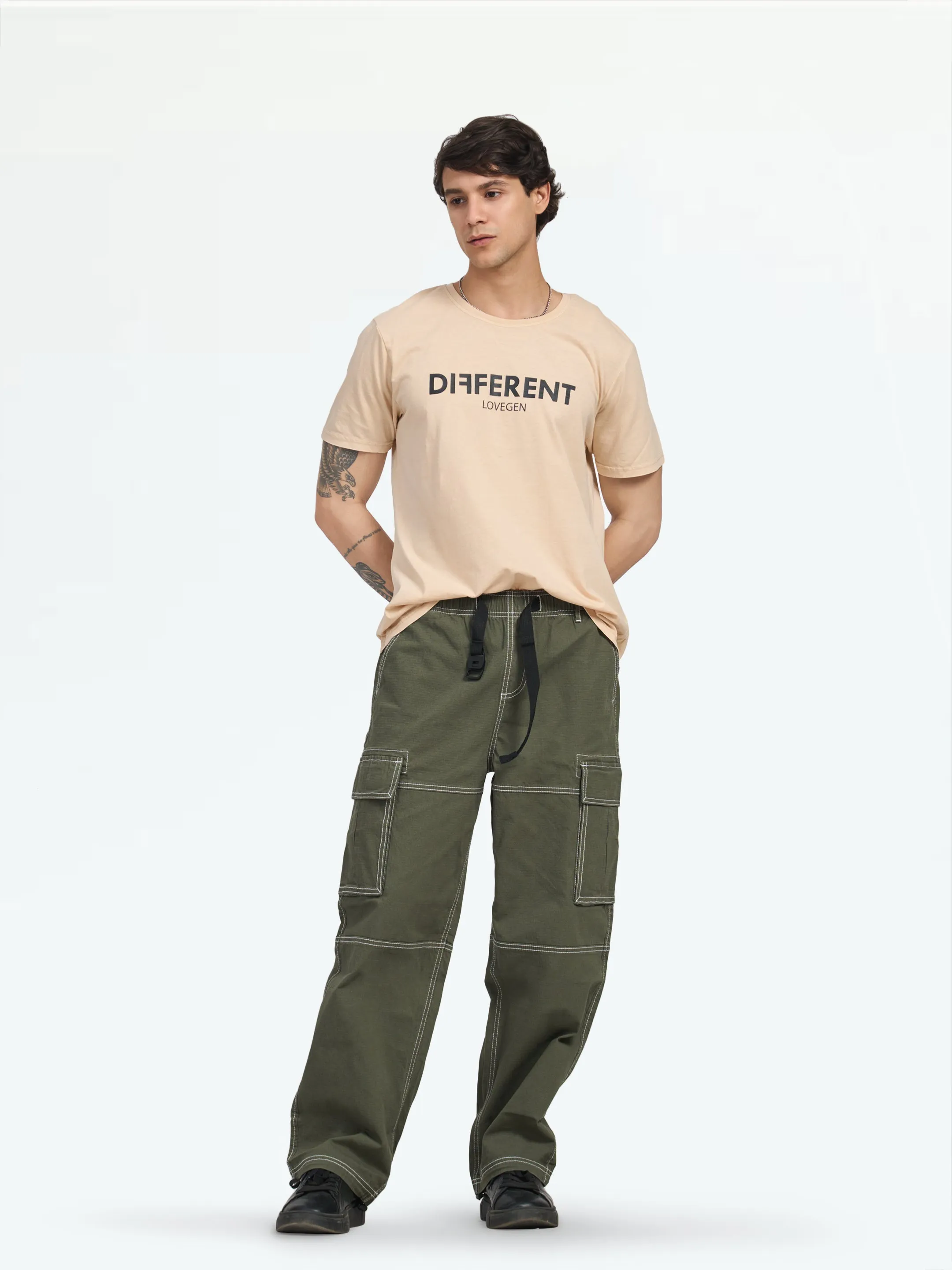 Men's Beige Different Tee