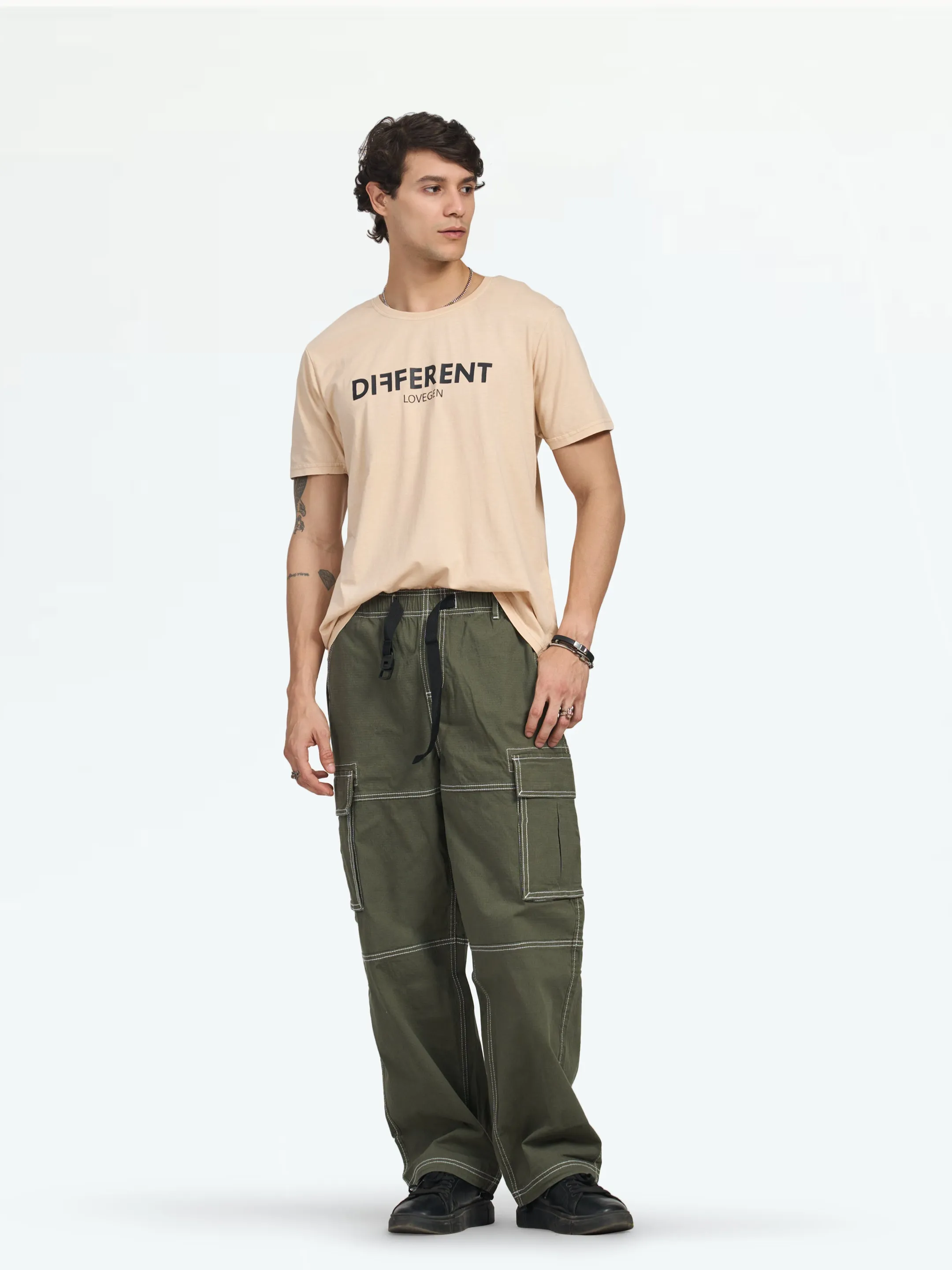 Men's Beige Different Tee