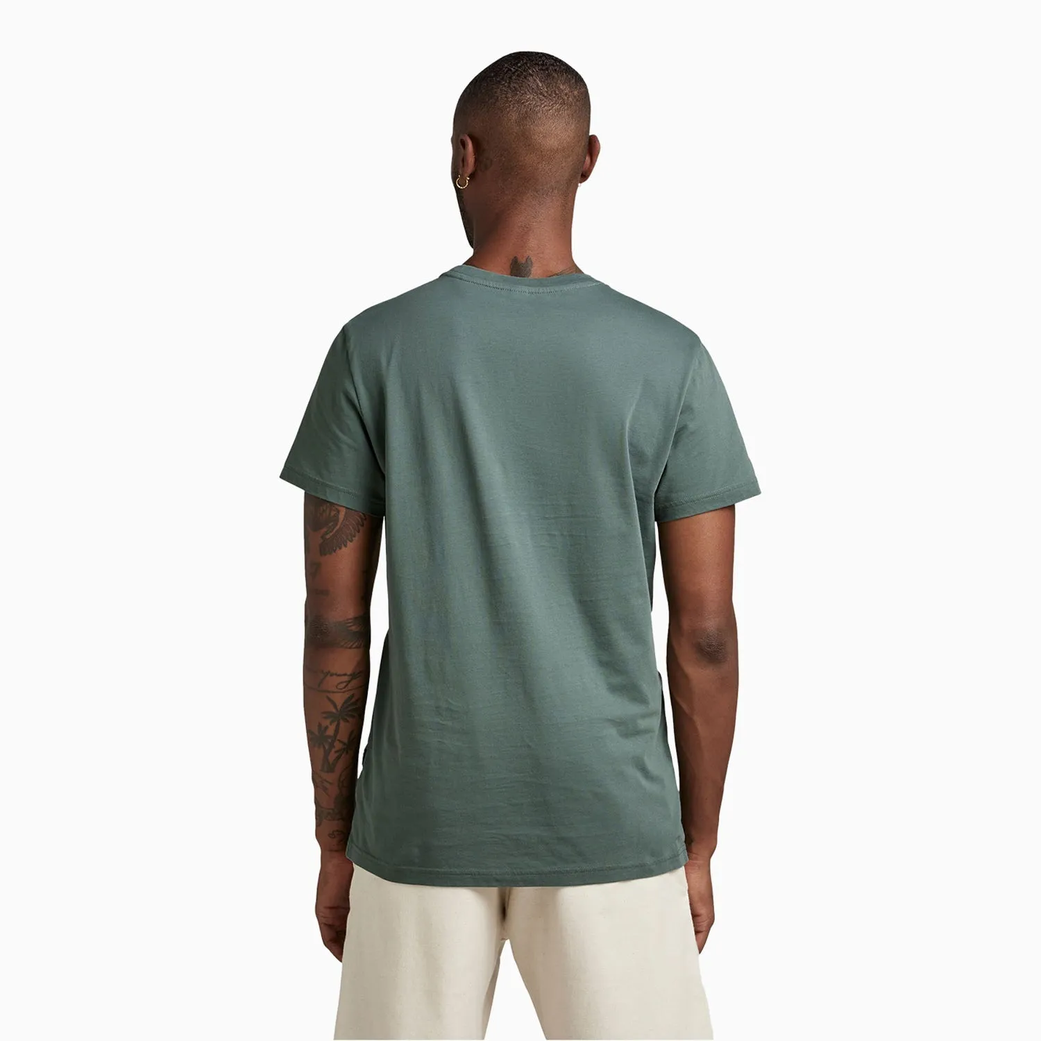 Men's Scaled Up Raw Chest Short Sleeve T Shirt