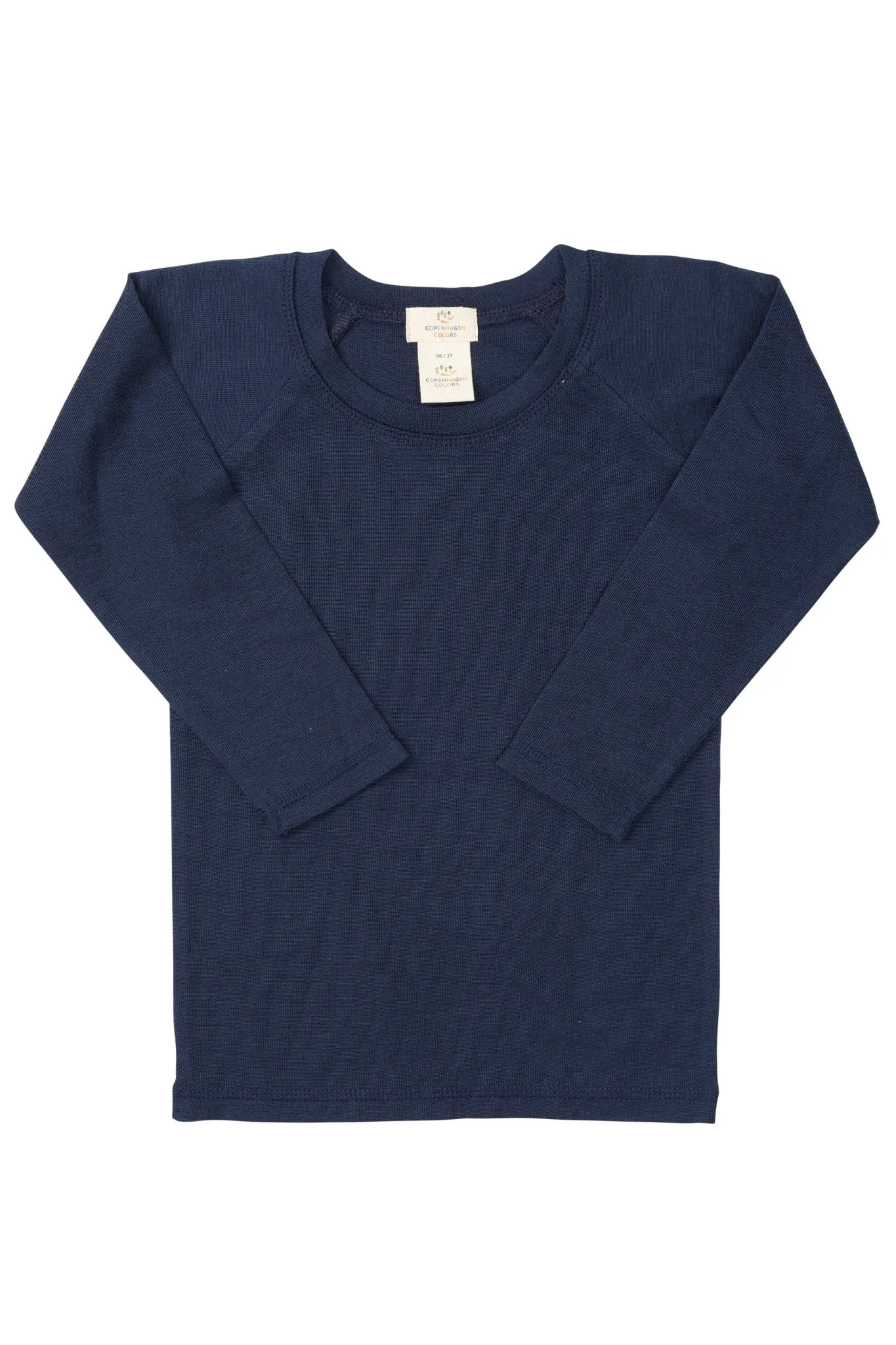 MERINO LIGHT KNITTED T-SHIRT LS - NAVY