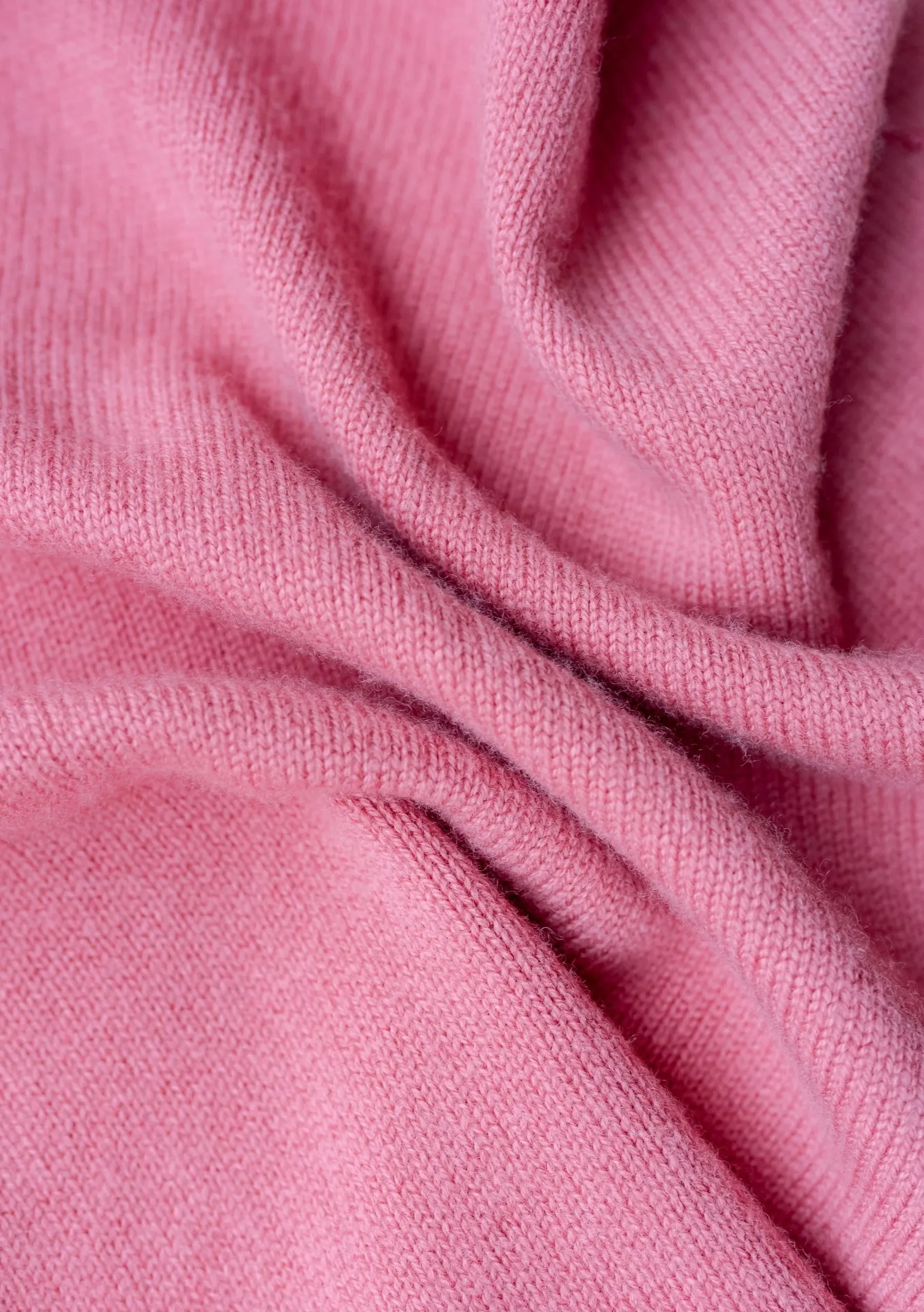 Merino Triangle Scarf - Pink