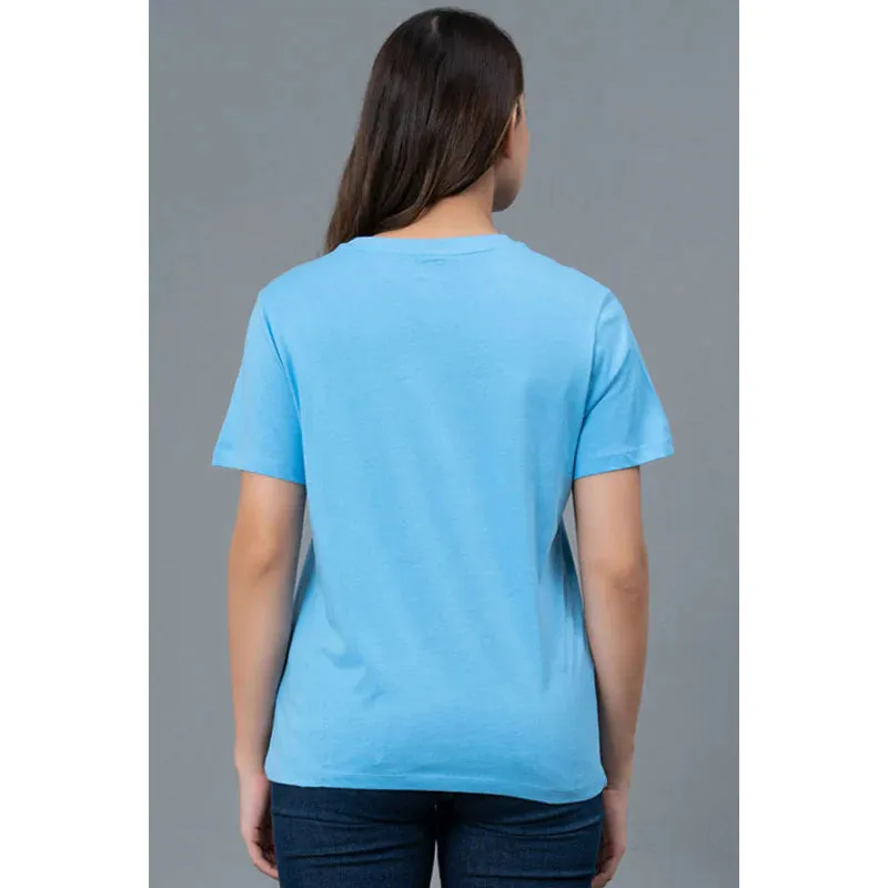 Mode by RedTape Casual Cotton T-Shirt for Women | Half Sleeves Cotton T-Shirt