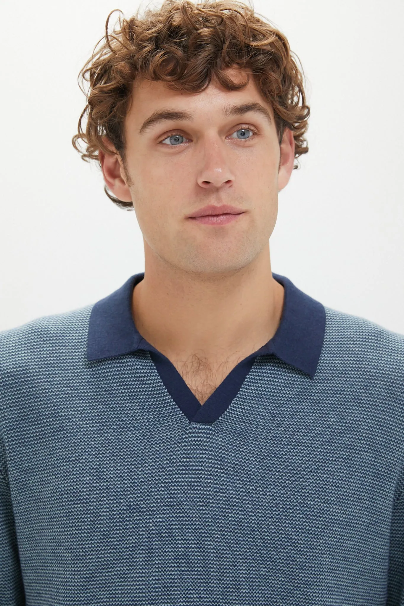 Navy Topaz Liam Sweater Polo