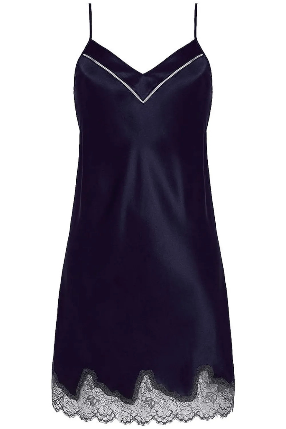 Nocturne Silk Nightdress Midnight, Size 1 (UK 8-10)