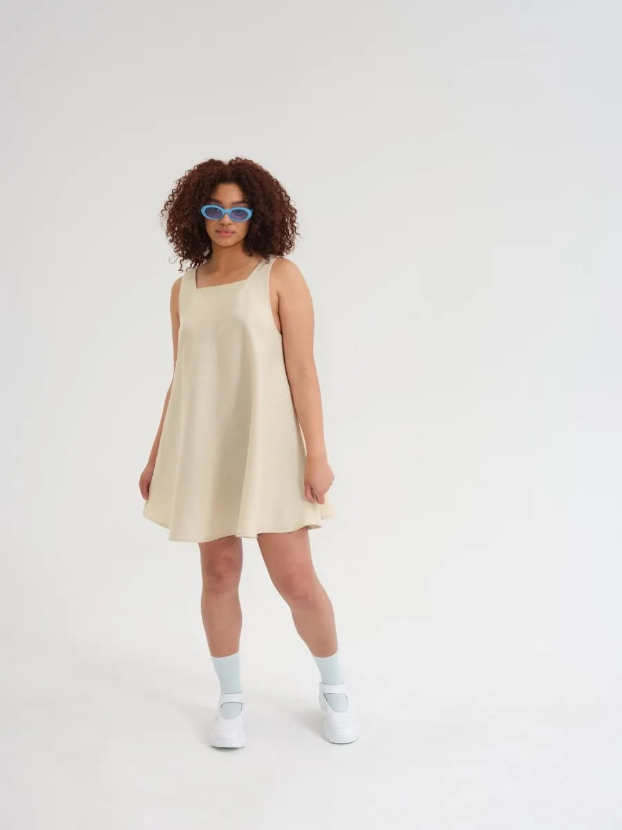 Odeyalo Nili Dress (Natural Linen)