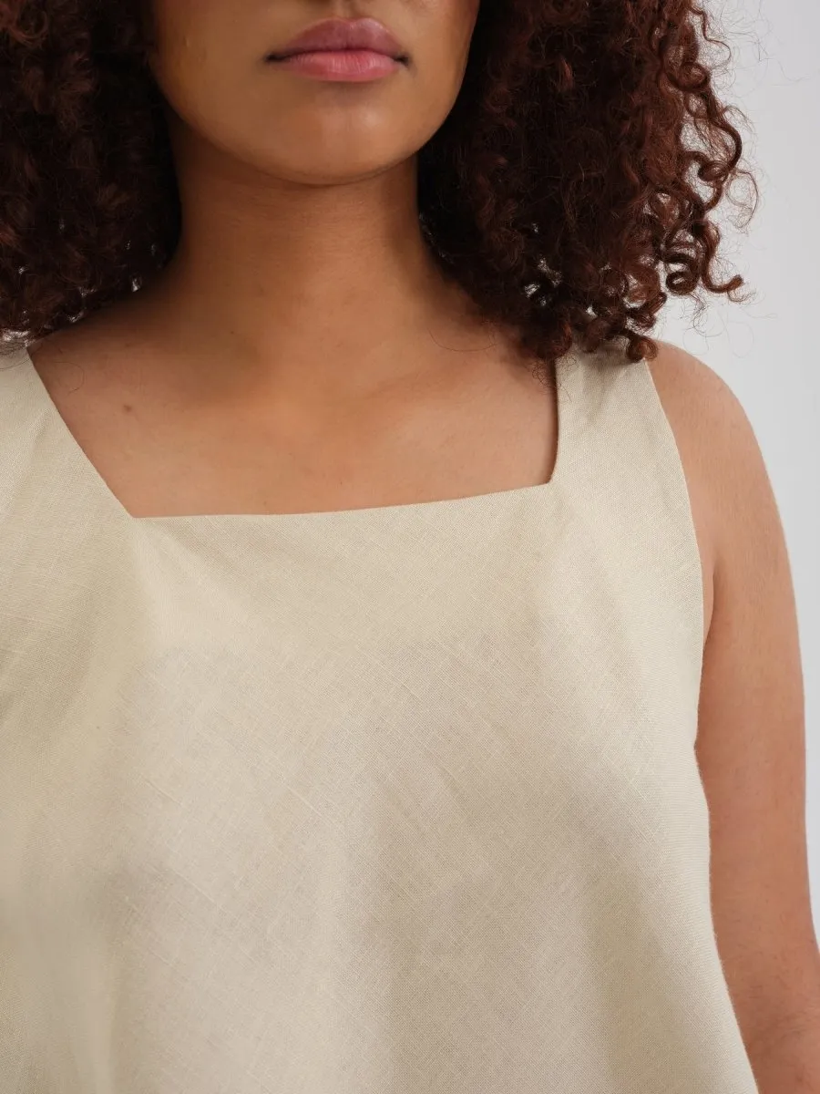 Odeyalo Nili Dress (Natural Linen)