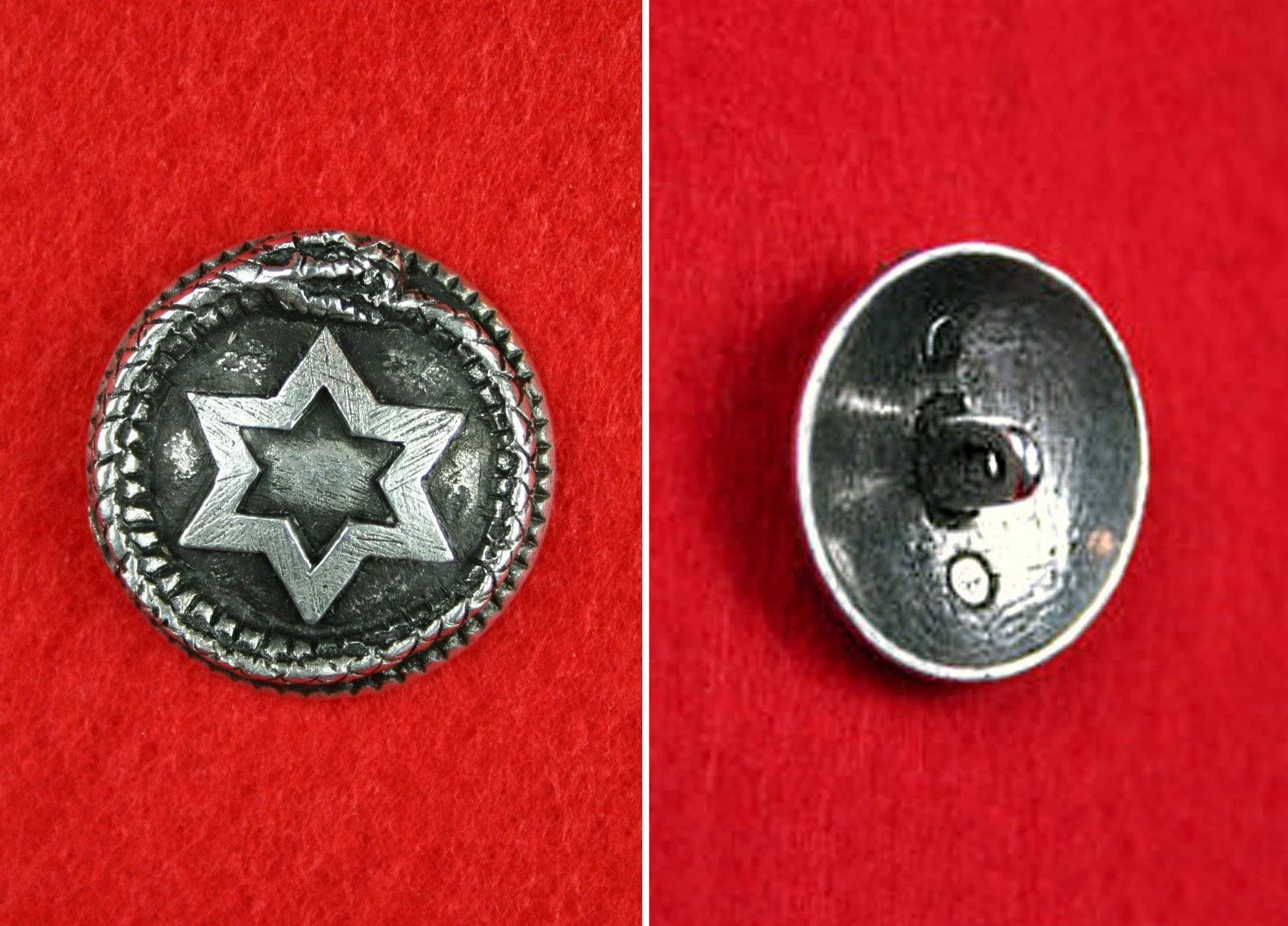 Pair of Ouroboros Buttons