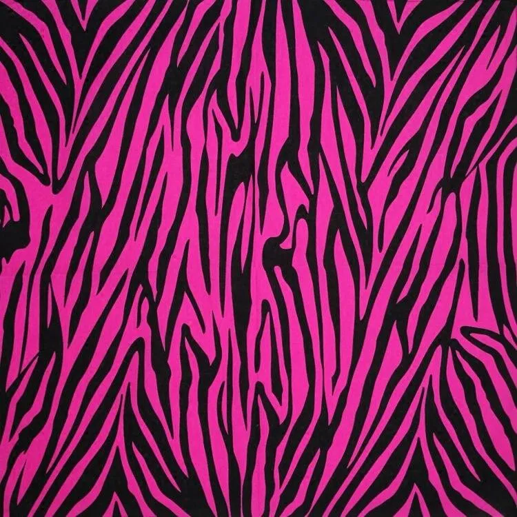 Pink Zebrage Bandana