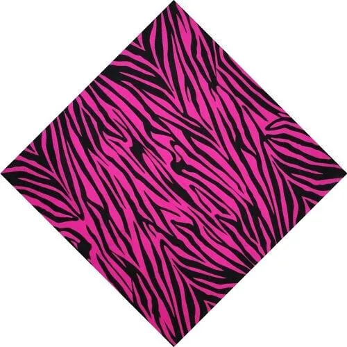 Pink Zebrage Bandana