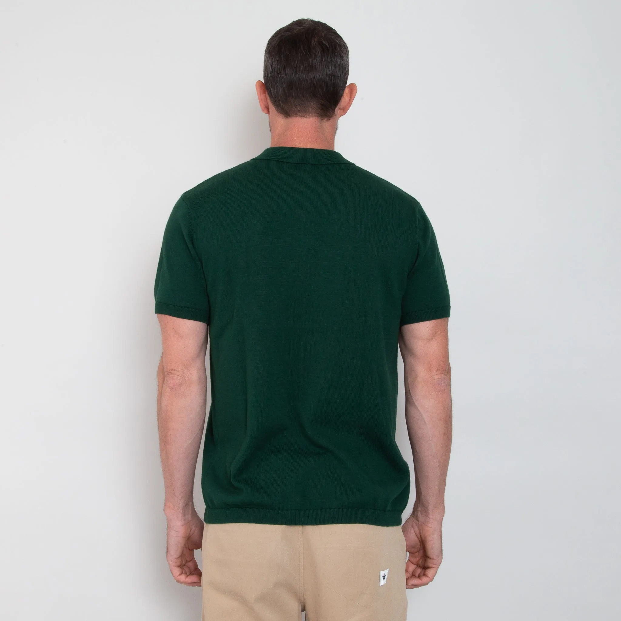 Play Well Knitted Polo - Pine